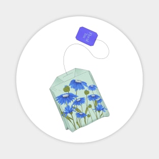 Floral tea Magnet